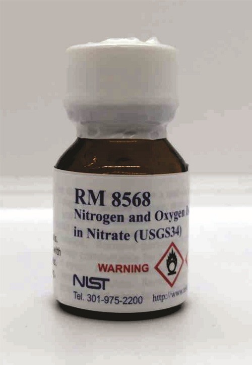 RM 8568 - 硝酸鹽中的USGS 34氮氧同位素