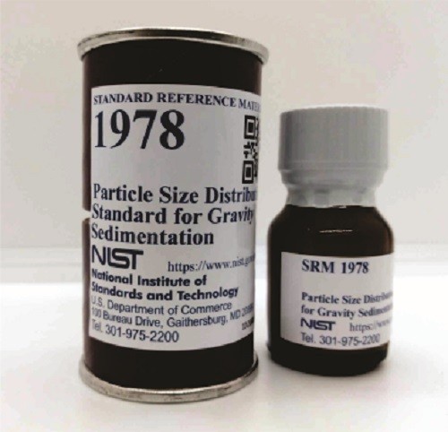 SRM 1978 - 重力沉降粒度分布標準