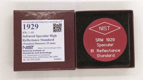 SRM 1929 - 紅外光譜高反射率標(biāo)準(zhǔn)(公稱直徑25毫米)標(biāo)準(zhǔn)品