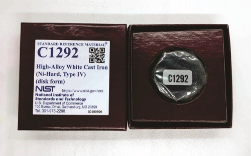 SRM C1292 - 高合金白口鑄鐵I(鎳硬，IV型)標(biāo)準(zhǔn)品