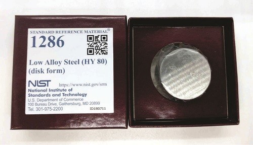  SRM 1286 - 低合金鋼(HY 80)標(biāo)準(zhǔn)品
