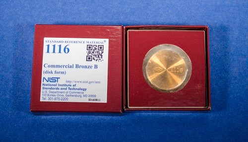 SRM 1116 - 光學(xué)發(fā)射和X射線光譜分析的商業(yè)青銅標(biāo)準(zhǔn)標(biāo)準(zhǔn)品