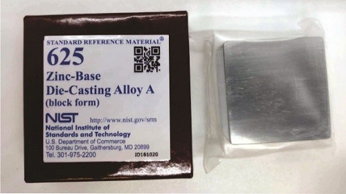 SRM 625 - 鋅基壓鑄合金A(塊狀)標準品