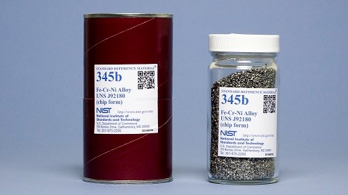 SRM 345b - Fe-Cr-Ni合金UNS J 92180(晶片形式)標準品